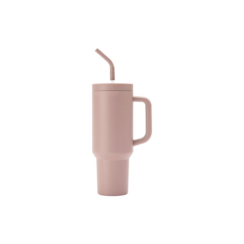 不锈钢 大容量吸管杯